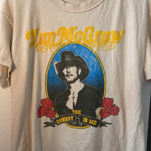 Daydreamer TIM MCGRAW COWBOY
REVERSE GF TEE Size X-Large - Picture 4 of 8